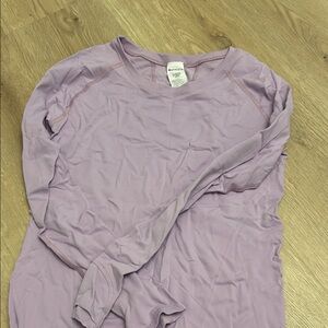 Athleta Light Purple Long Sleeve Top
